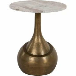 Richmond Interiors Bijzettafel Sia geborsteld Goud