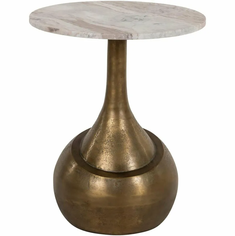 Richmond Interiors Bijzettafel Sia geborsteld Goud
