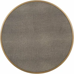 Richmond Interiors Bijzettafel Bloomville met glas set van 2 Goud Clearance