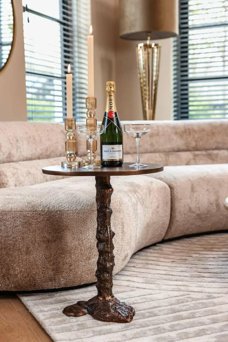 Richmond Interiors Bijzettafel Misty Bronze Online