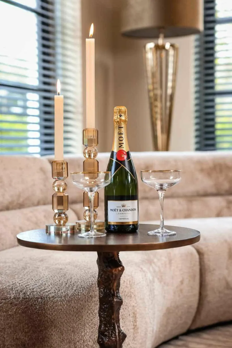 Richmond Interiors Bijzettafel Misty Bronze Online