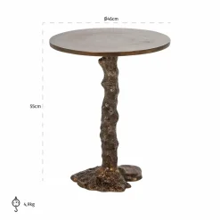 Richmond Interiors Bijzettafel Misty Bronze Online