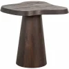 Richmond Interiors Bijzettafel Odile 50Ø donkerbruin Clearance