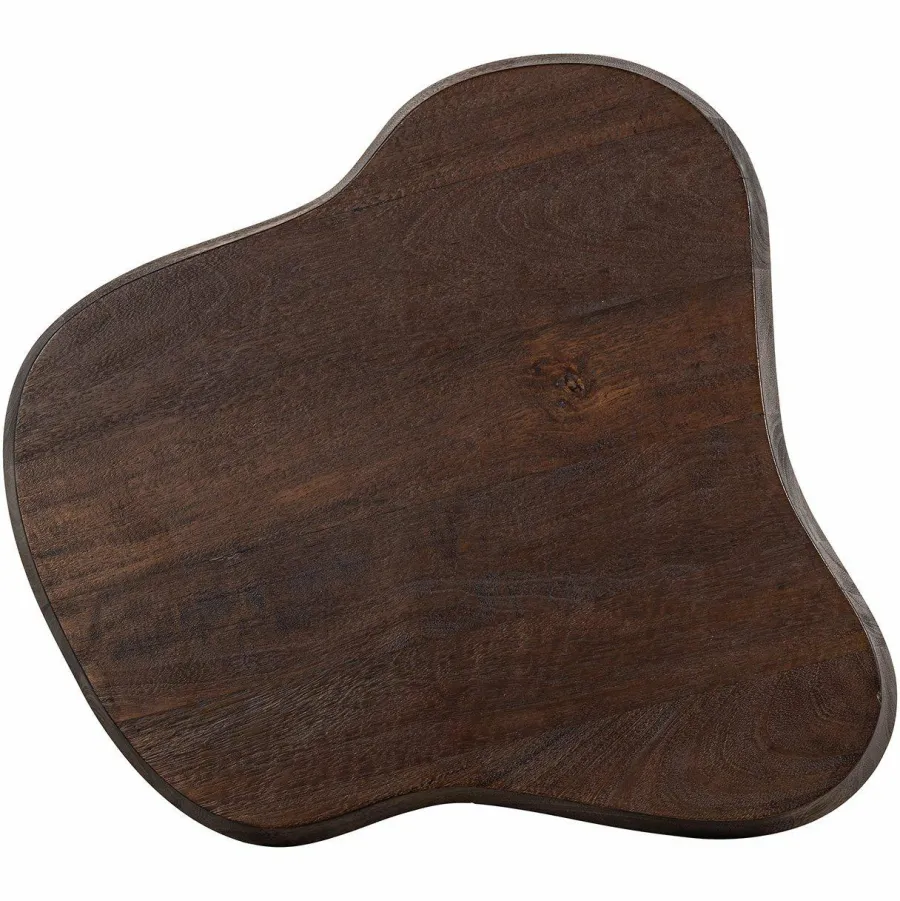 Richmond Interiors Bijzettafel Odile 50Ø donkerbruin Clearance