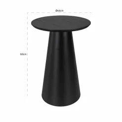Richmond Interiors Bijzettafel Jazz (Black) Outlet