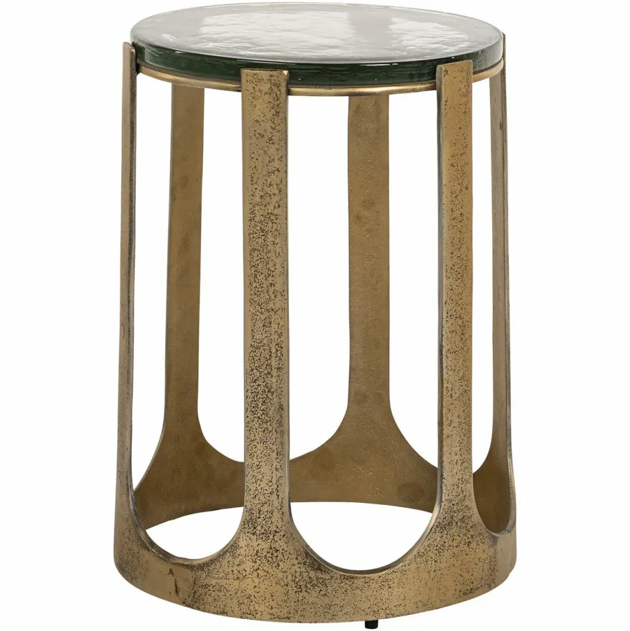 Richmond Interiors Bijzettafel Rixo goud Outlet