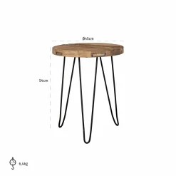 Richmond Interiors Bijzettafel Preston 54 cm Sale