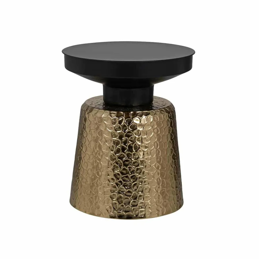 Richmond Interiors Bijzettafel Freddie (Black/gold) Discount