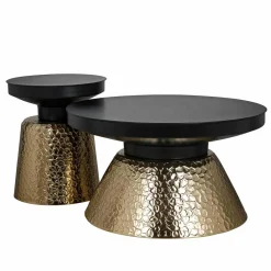 Richmond Interiors Bijzettafel Freddie (Black/gold) Discount
