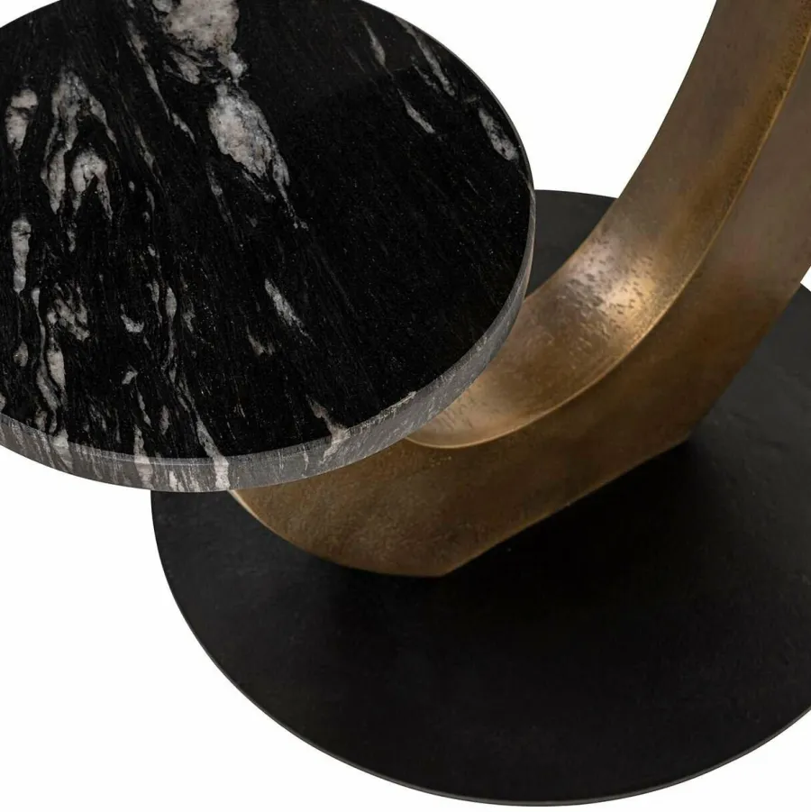 Richmond Interiors Bijzettafel Tibby zwart Hot
