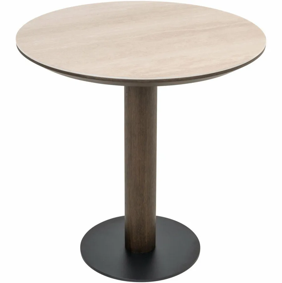 Richmond Interiors Bistrotafel Ritz bruin 75Ø Outlet