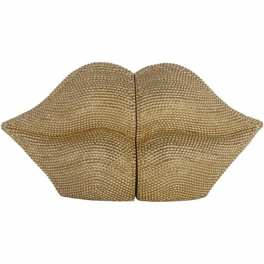 Richmond Interiors Boekenstandaard Kiss goud New