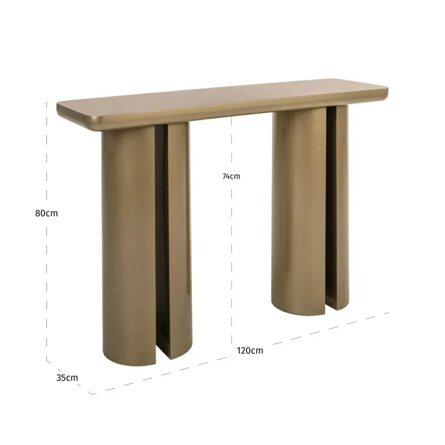 Richmond Interiors Console Whisker goud Outlet
