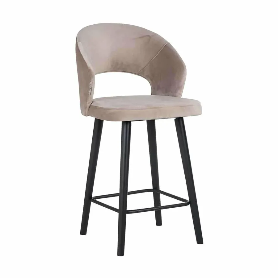 Richmond Interiors Counterstoel Savoy khaki velvet (Quartz Khaki 903) Outlet