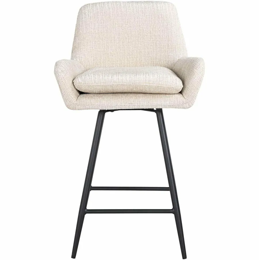 Richmond Interiors Counterstoel Linsey beige chenille Niagara 902 beige Clearance
