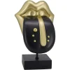 Richmond Interiors Deco object Tongue Zwart/Goud Clearance
