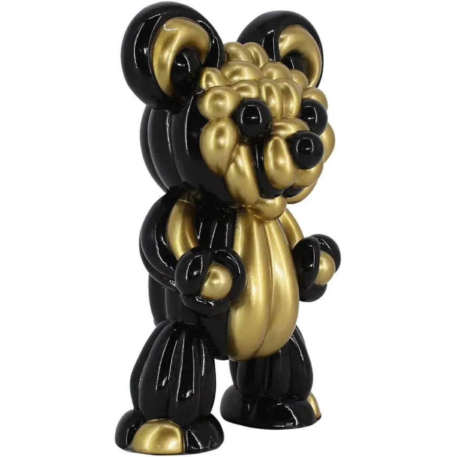 Richmond Interiors Deco object Silly Zwart/Goud Clearance
