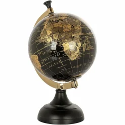 Richmond Interiors Deco object wereldbol Jilly Zwart Hot
