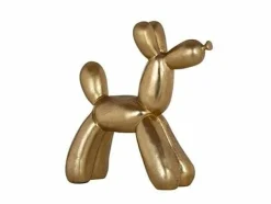 Richmond Interiors Decoratief beeld hond goudkleurig Clearance