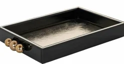 Richmond Interiors Dienblad Liv zwart goud Hot