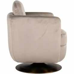 Richmond Interiors Draaifauteuil Turner khaki velvet New