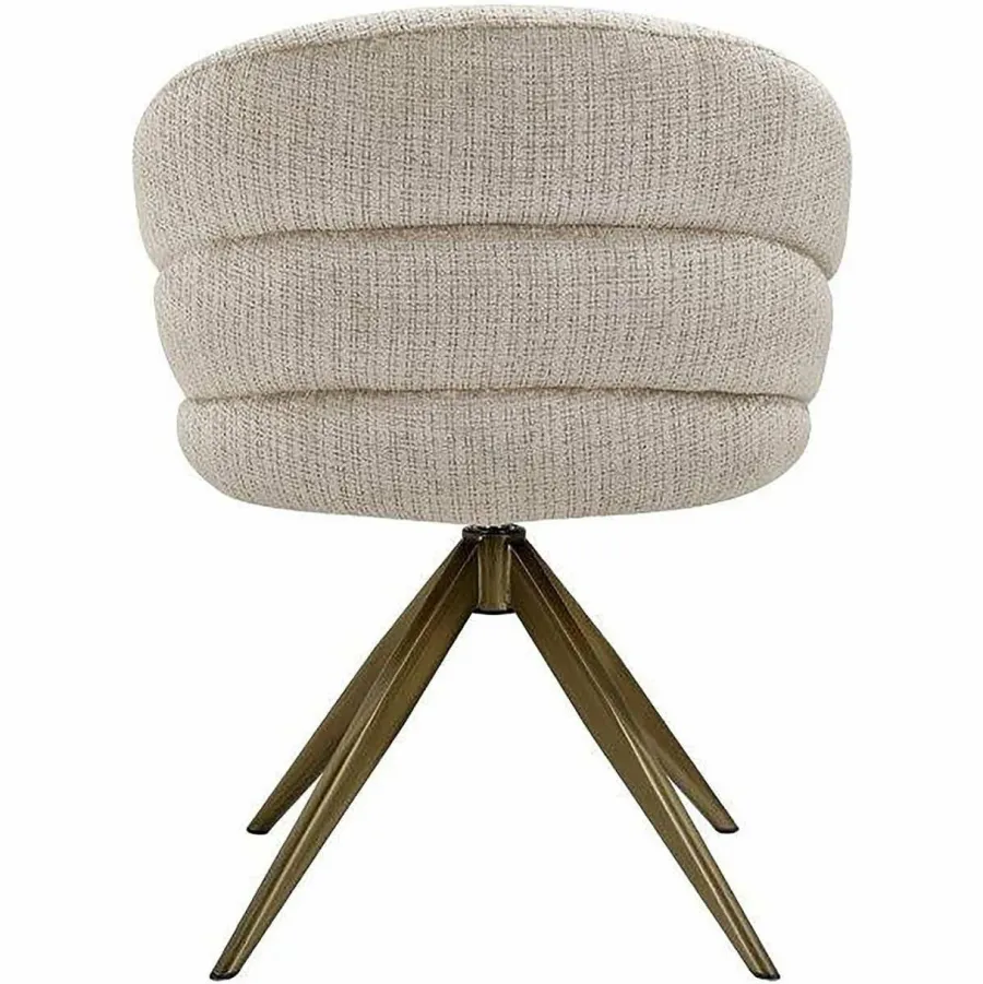 Richmond Interiors Draaifauteuil Zendaya Niagara 902 beige chenille New