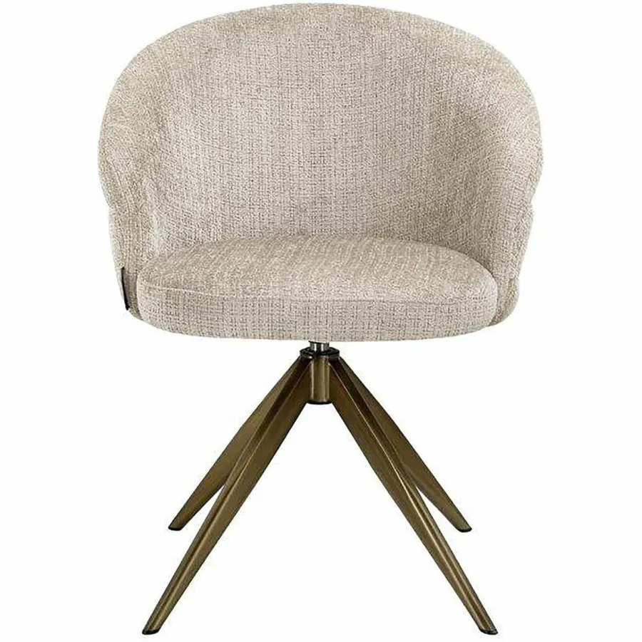 Richmond Interiors Draaifauteuil Zendaya Niagara 902 beige chenille New