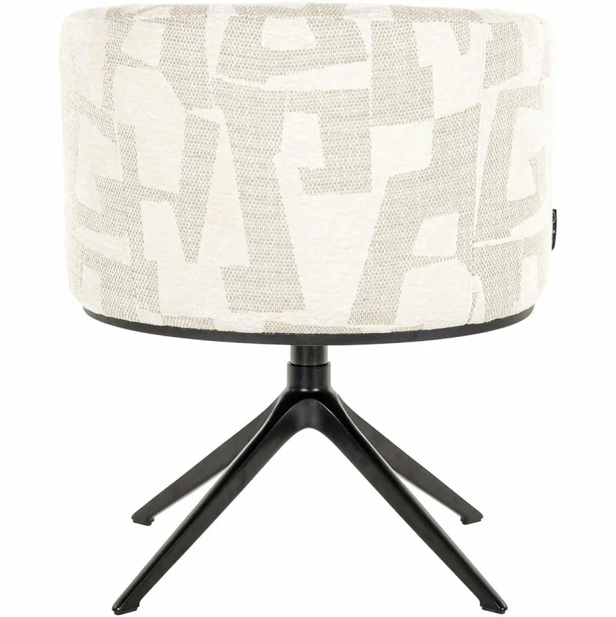 Richmond Interiors Draaifauteuil Cheyenne Beige graffic Discount
