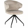 Richmond Interiors Draaistoel Milly khaki velvet Fusion cream 02 Discount
