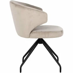 Richmond Interiors Draaistoel Milly khaki velvet Fusion cream 02 Discount