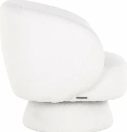 Richmond Interiors Draaifauteuil Senna white furry Sale