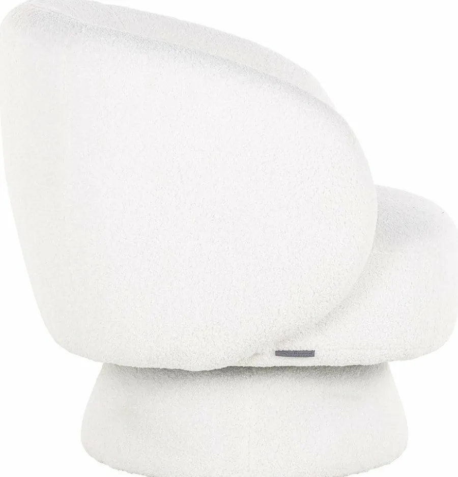 Richmond Interiors Draaifauteuil Senna white furry Sale