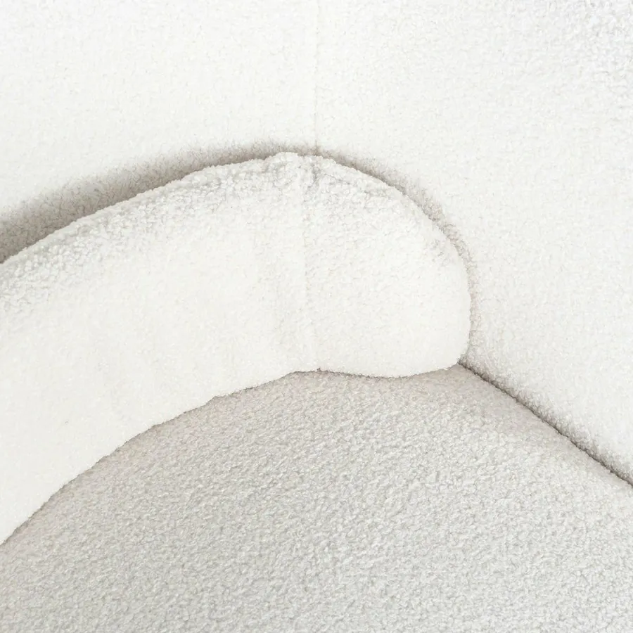 Richmond Interiors Draaifauteuil Senna white furry Sale