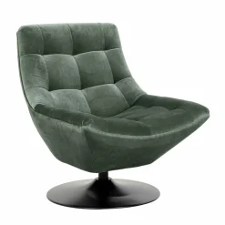 Richmond Interiors Draaifauteuil Richelle Jade Velvet (Genova 504 Jade)