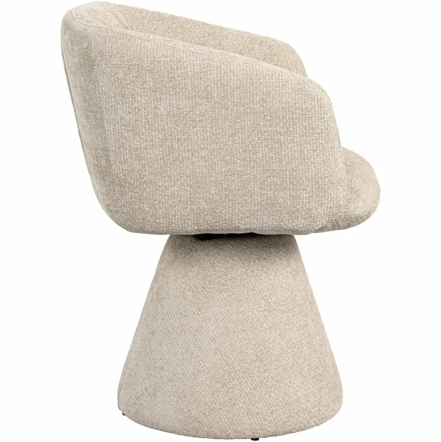 Richmond Interiors Draaifauteuil Madeline cream Unicorn 11 Online