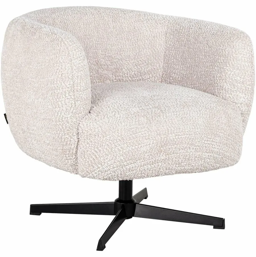 Richmond Interiors Draaifauteuil Estelle Lovely Cream Hot