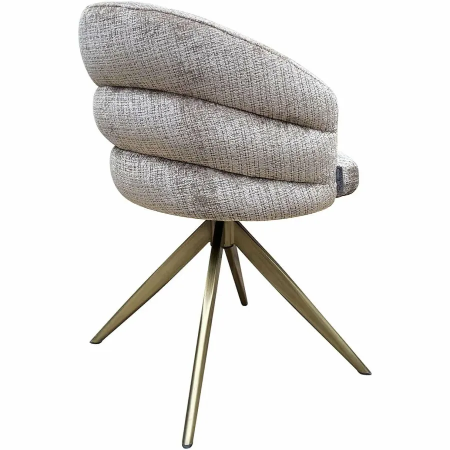 Richmond Interiors Draaifauteuil Zendaya Niagara 104 Stone Chenille Online
