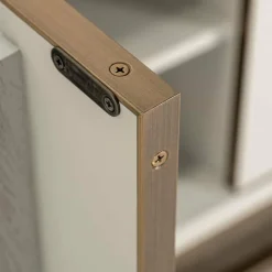 Richmond Interiors Dressoir Whitebone brass 4-deuren (Verona Grey) Sale