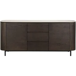 Richmond Interiors Dressoir Ritz 2-deurs 3-laden Bruin