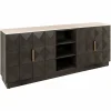 Richmond Interiors Dressoir Claremont brown 4-doors 2-shelves Best