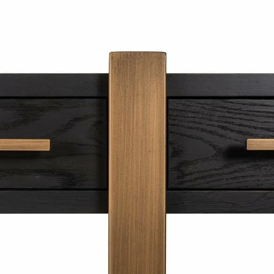 Richmond Interiors Dressoir Cambon 3-laden (Dark coffee) Hot