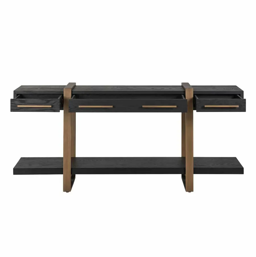 Richmond Interiors Dressoir Cambon 3-laden (Dark coffee) Hot
