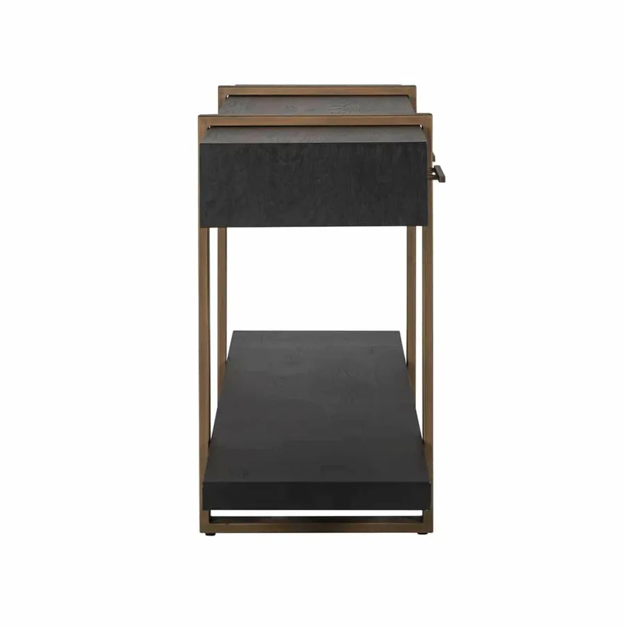 Richmond Interiors Dressoir Cambon 3-laden (Dark coffee) Hot