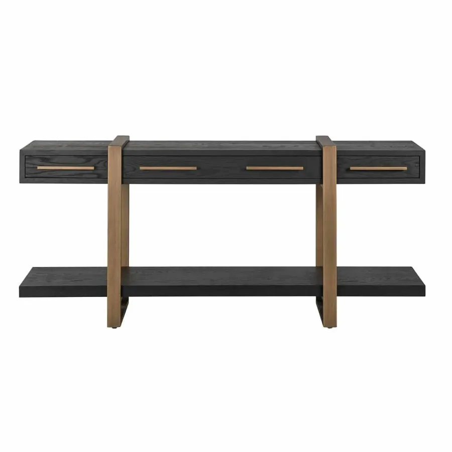 Richmond Interiors Dressoir Cambon 3-laden (Dark coffee) Hot