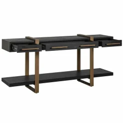 Richmond Interiors Dressoir Cambon 3-laden (Dark coffee) Hot