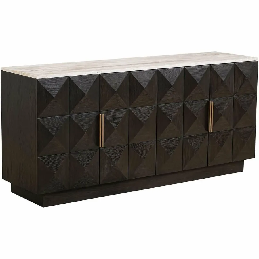 Richmond Interiors Dressoir Claremont 4-deurs Bruin Online