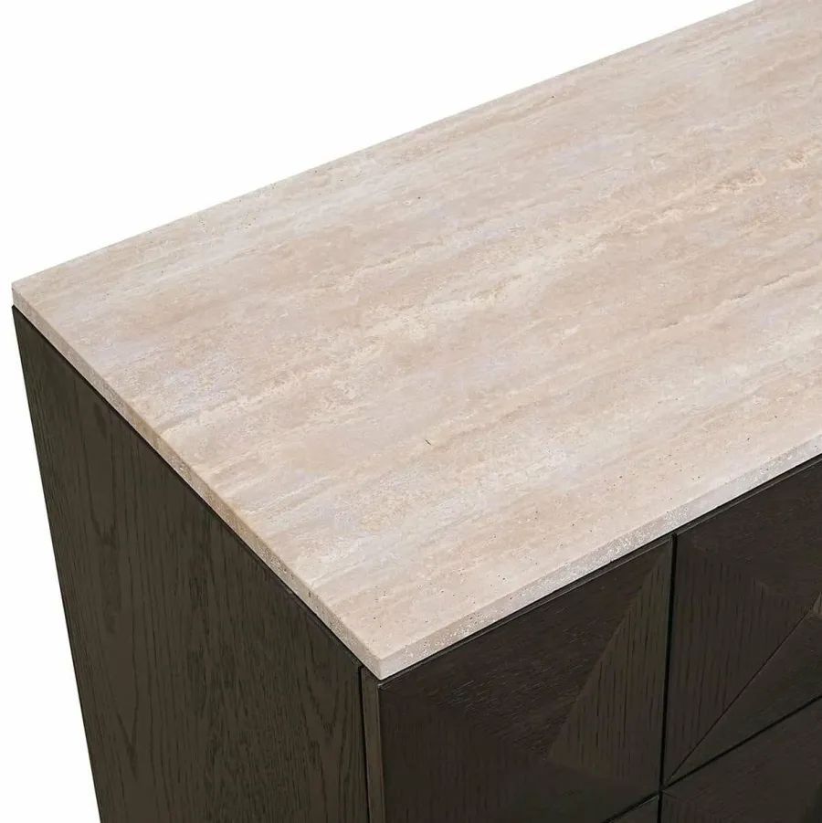 Richmond Interiors Dressoir Claremont 4-deurs Bruin Online
