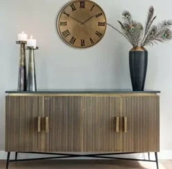 Richmond Interiors Dressoir Ironville 4-deuren (Gold) Online