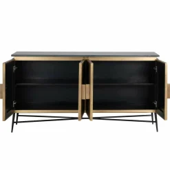 Richmond Interiors Dressoir Ironville 4-deuren (Gold) Online