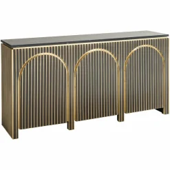 Richmond Interiors Dressoir Les Arcs 3-deurs Brushed Goud Sale